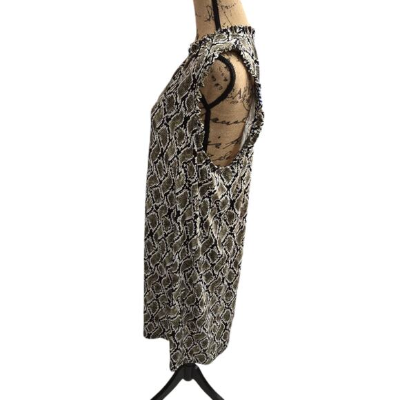Michael Kors Snakeskin Python Stretch Sheath Dress Plus Size 1X New! - Picture 4 of 7